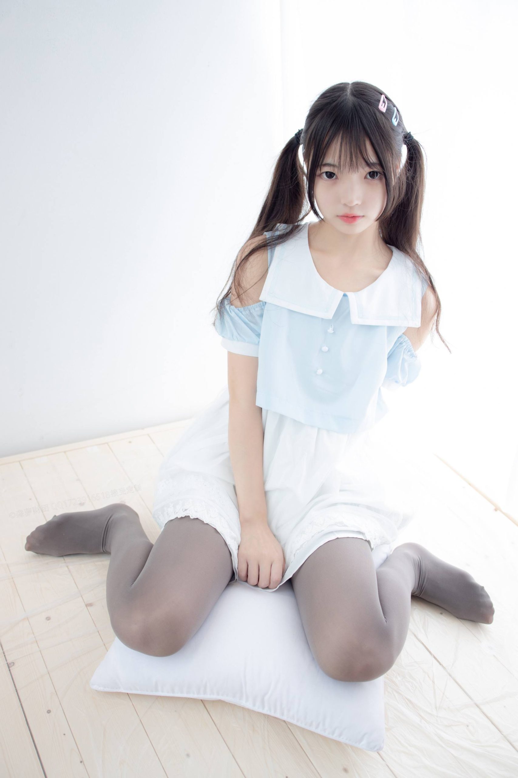 图片[5]-超级甜美的灰丝小姑娘【86P】20005-婷美图