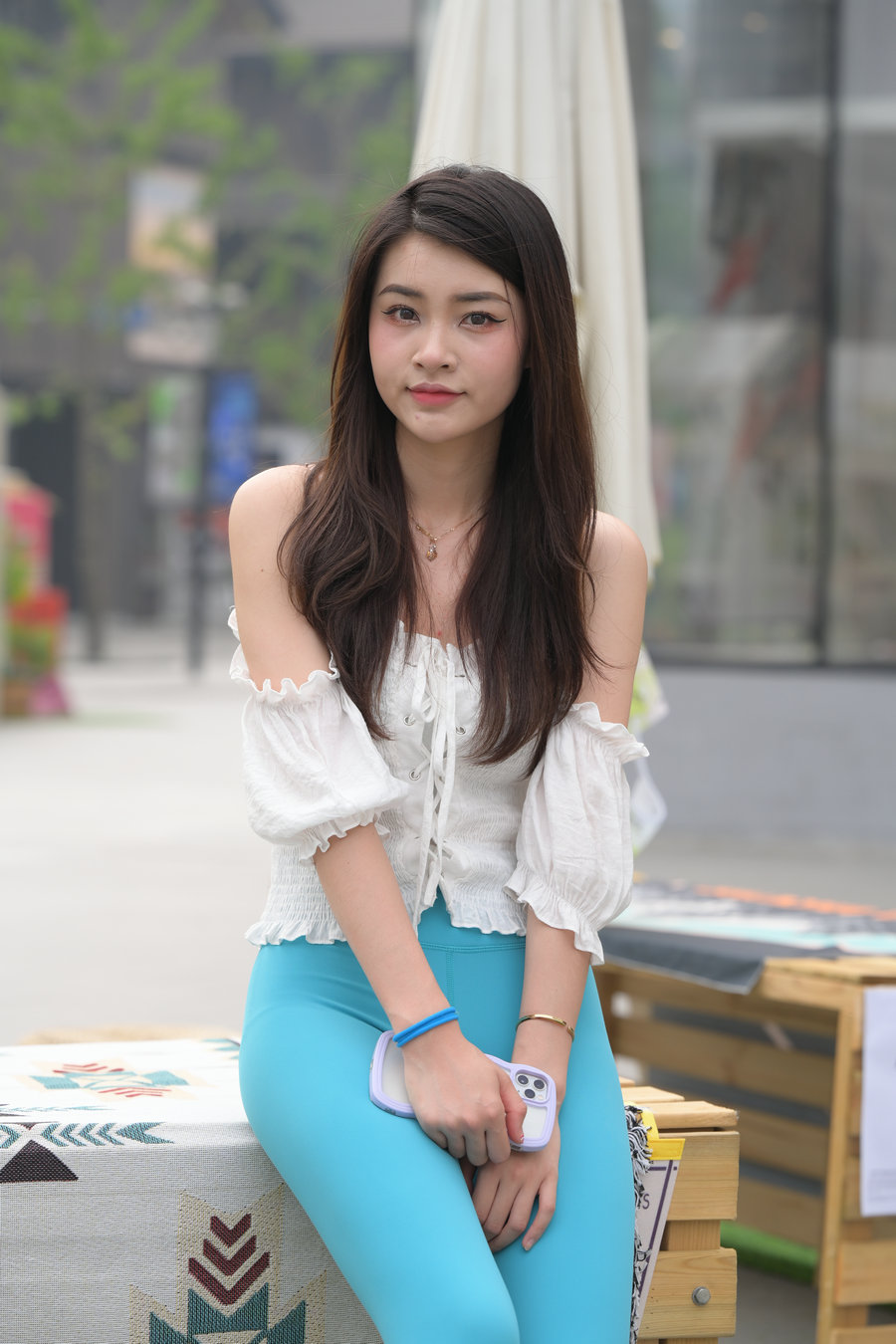 图片[2]-蓝色瑜伽裤漂亮女孩 J3299 769P-12.9GB-婷美图