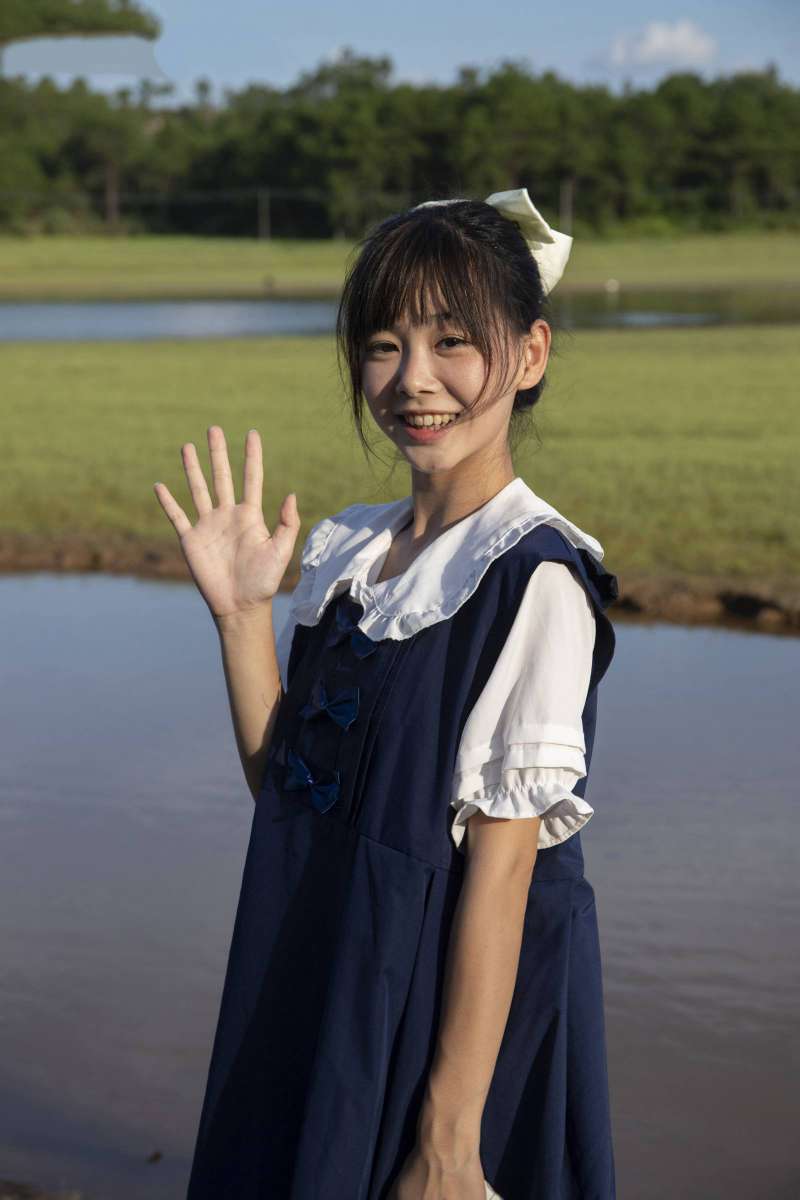 图片[5]-非常甜美的牛仔裙女孩【226P】20021-婷美图