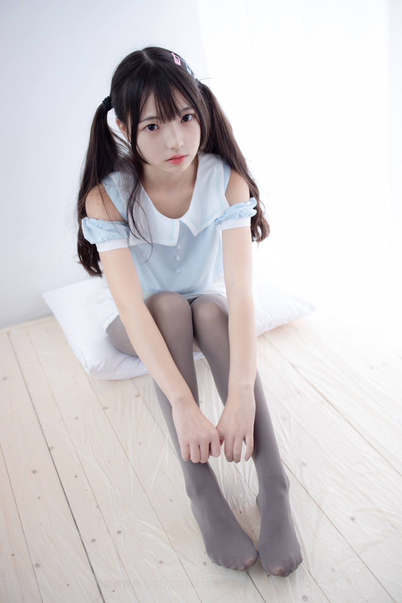 图片[3]-超级甜美的灰丝小姑娘【86P】20005-婷美图