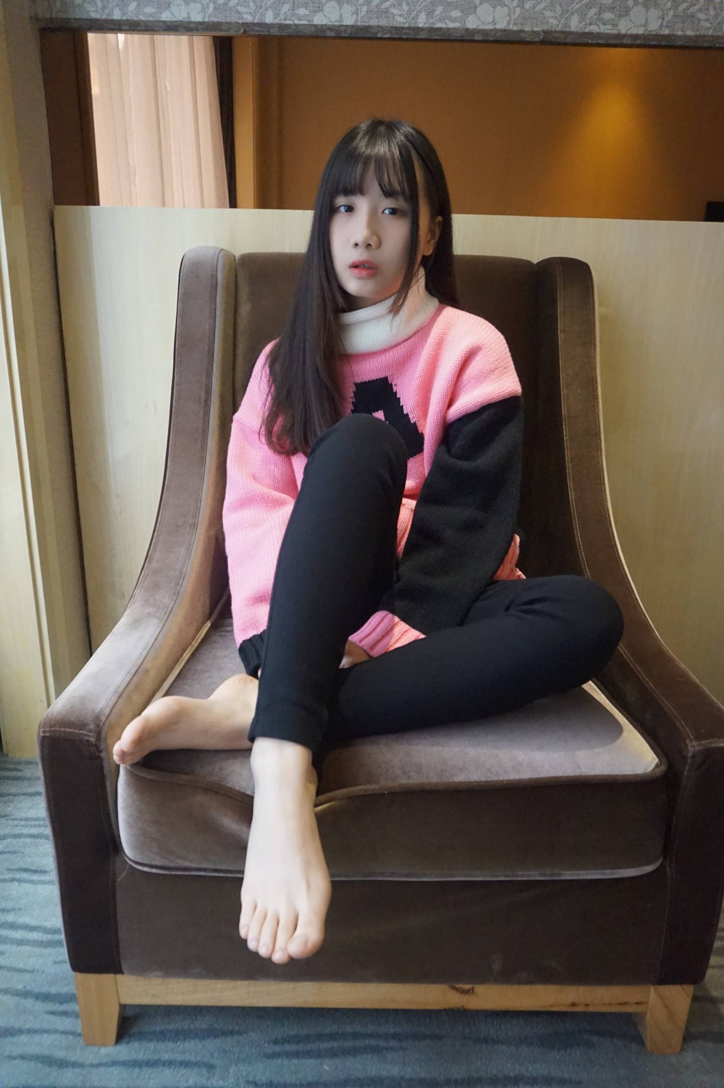 齐刘海的长发女孩【70P】20016-婷美图