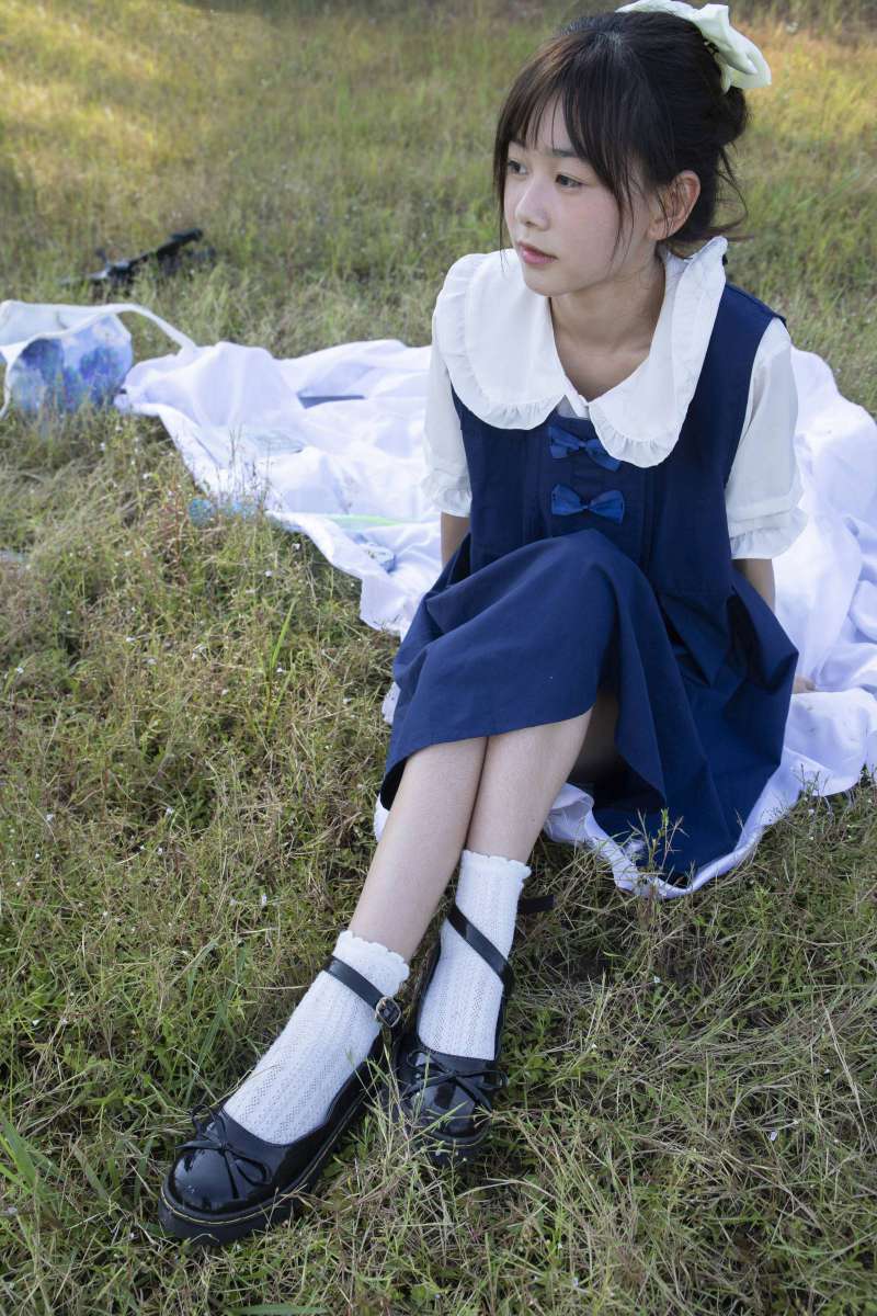 图片[6]-非常甜美的牛仔裙女孩【226P】20021-婷美图