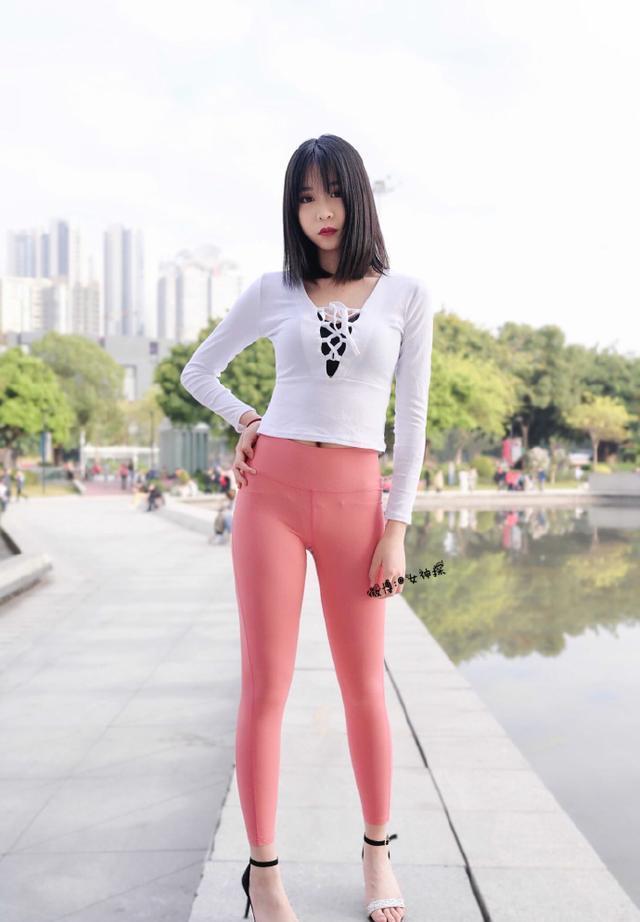 图片[2]-粉色瑜伽裤年轻女孩 J1311 417P17V-14.9GB-婷美图