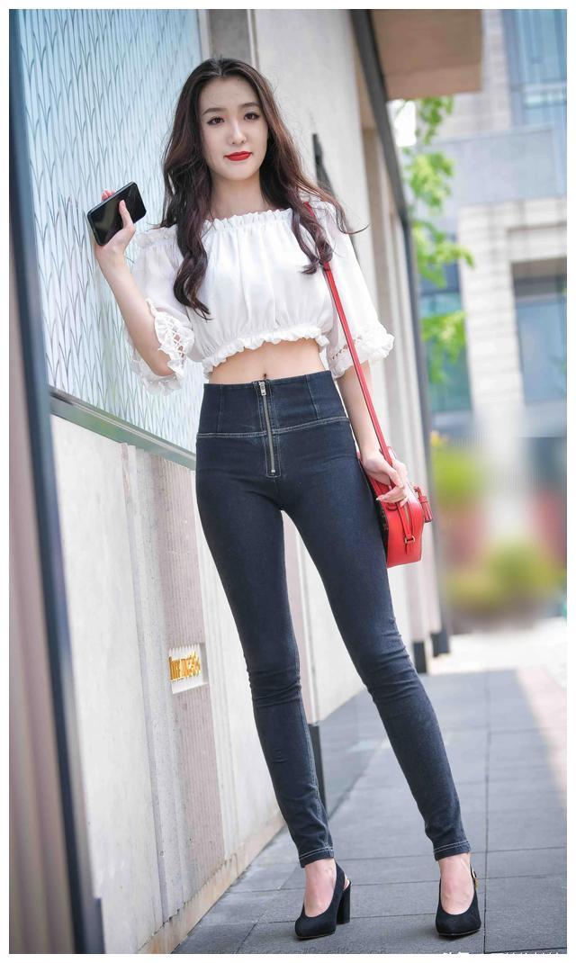 图片[4]-紧身牛仔裤卷发姑娘 J1726 103P-2.28GB-婷美图